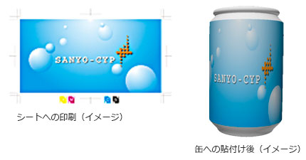 シュリンク印刷イメージ